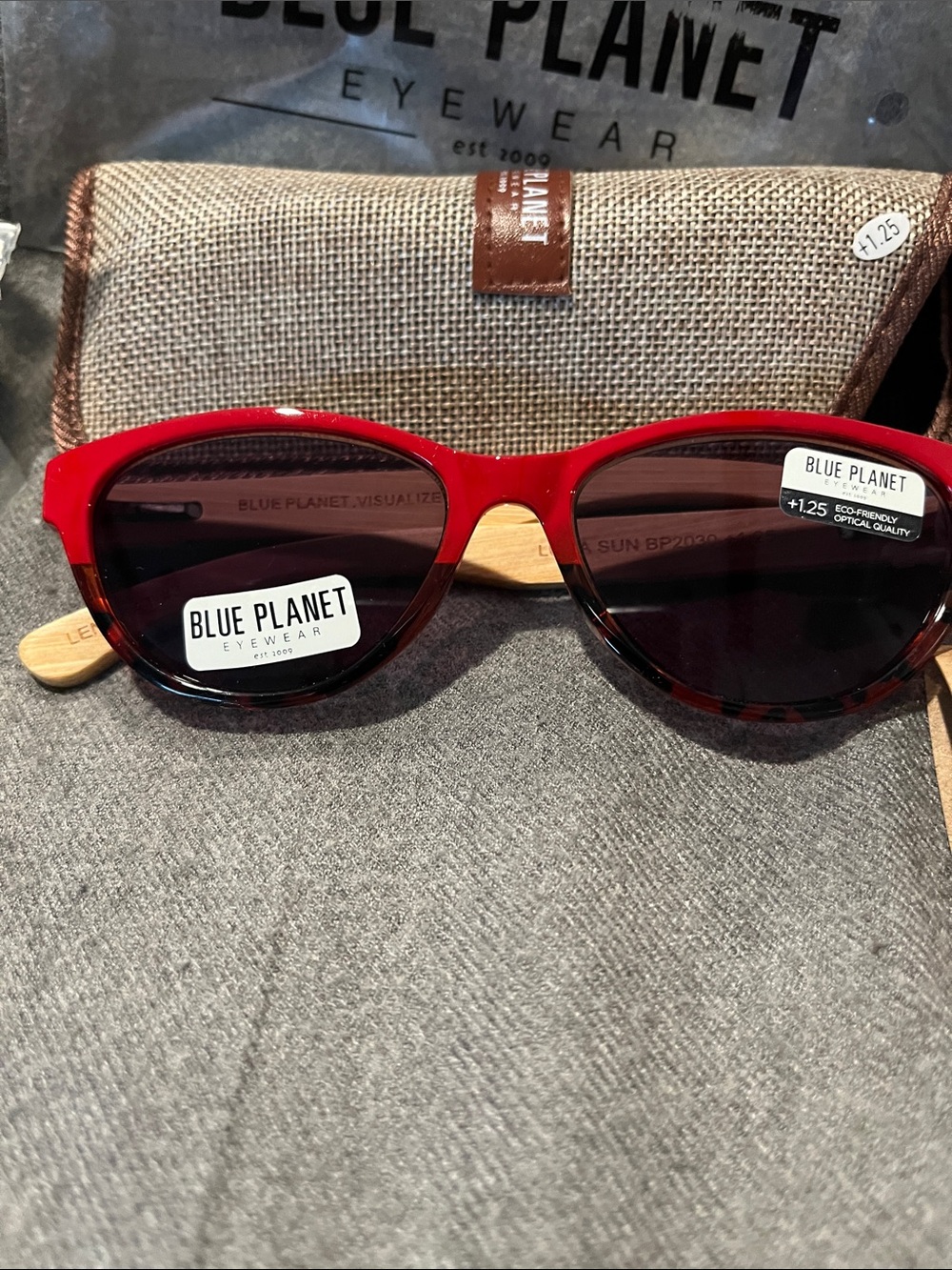 FOR @jblive Two pair Blue Planet Lucia Sun Readers +1.25-NWT - Picture 6 of 8